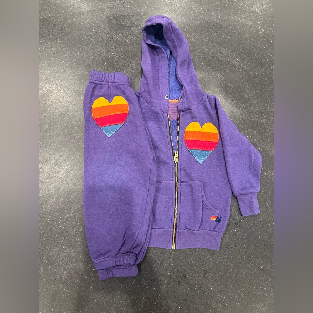 Aviator Nation Girls Sweatshirt & Sweatpants